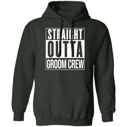 Straight Out of Groom Crew Hoodie