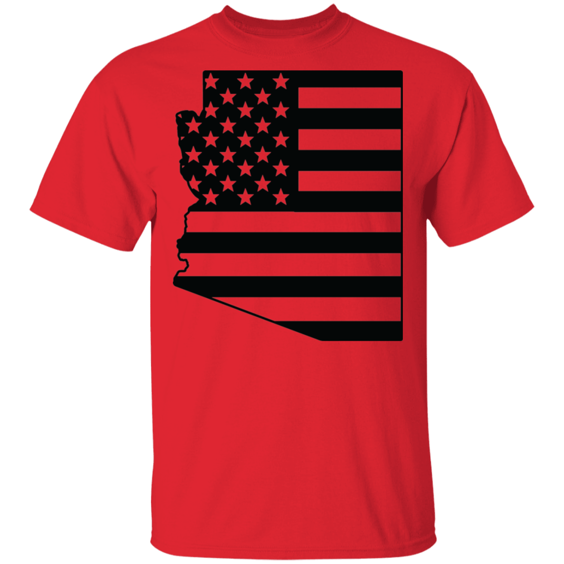 Arizona AZ State American Flag Pride T-Shirt
