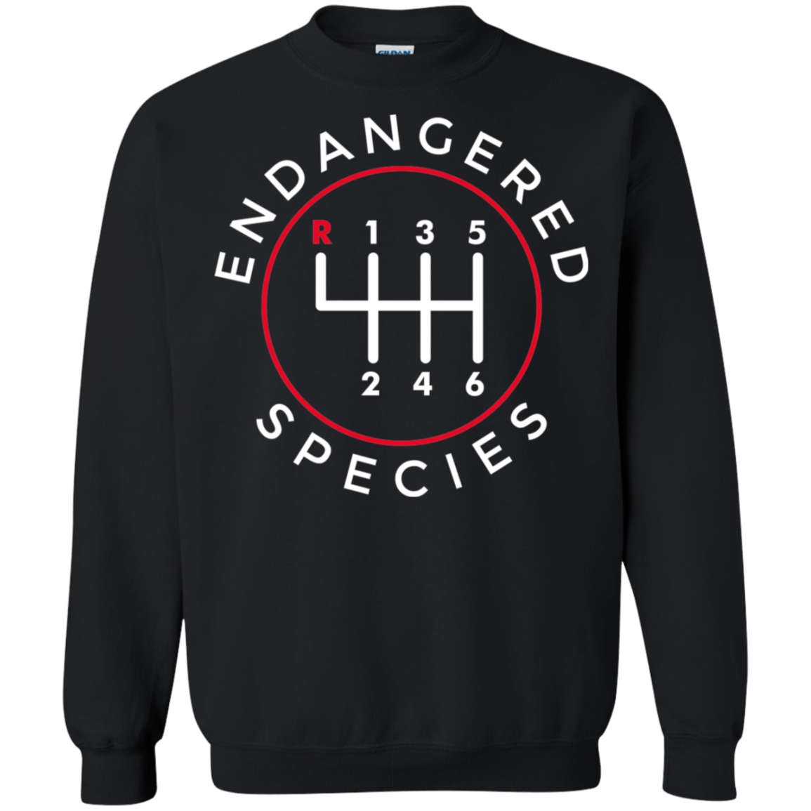 Endangered Species Manual Shift Stick Crewneck Sweatshirt