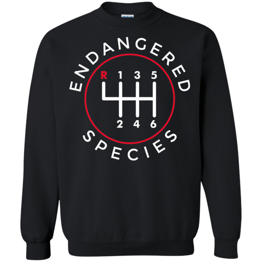 Endangered Species Manual Shift Stick Crewneck Sweatshirt