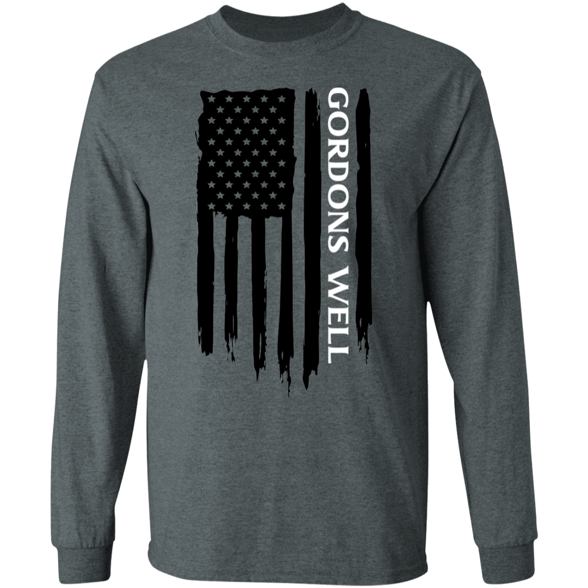 Gordon Well American Flag Long Sleeve T-Shirt