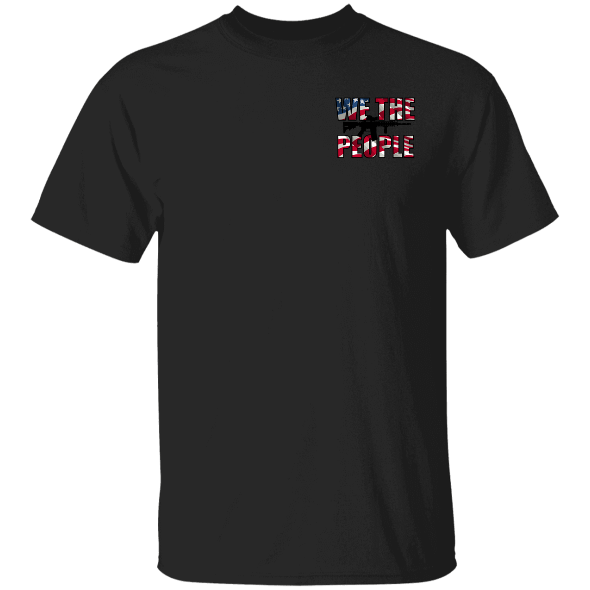We the People American Bald Eagle 1776 Double Sided T-Shirt