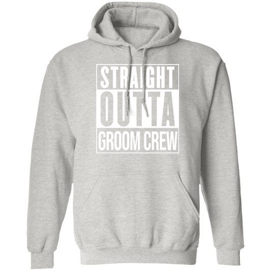 Straight Out of Groom Crew Hoodie