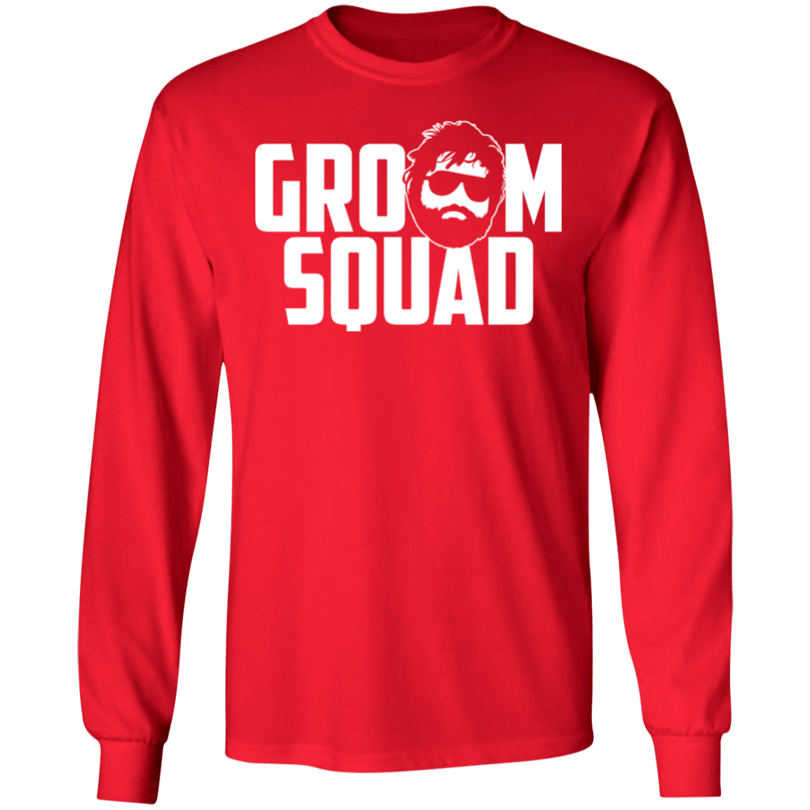 Bachelor Party Wedding Groom Squad Long Sleeve T-Shirt