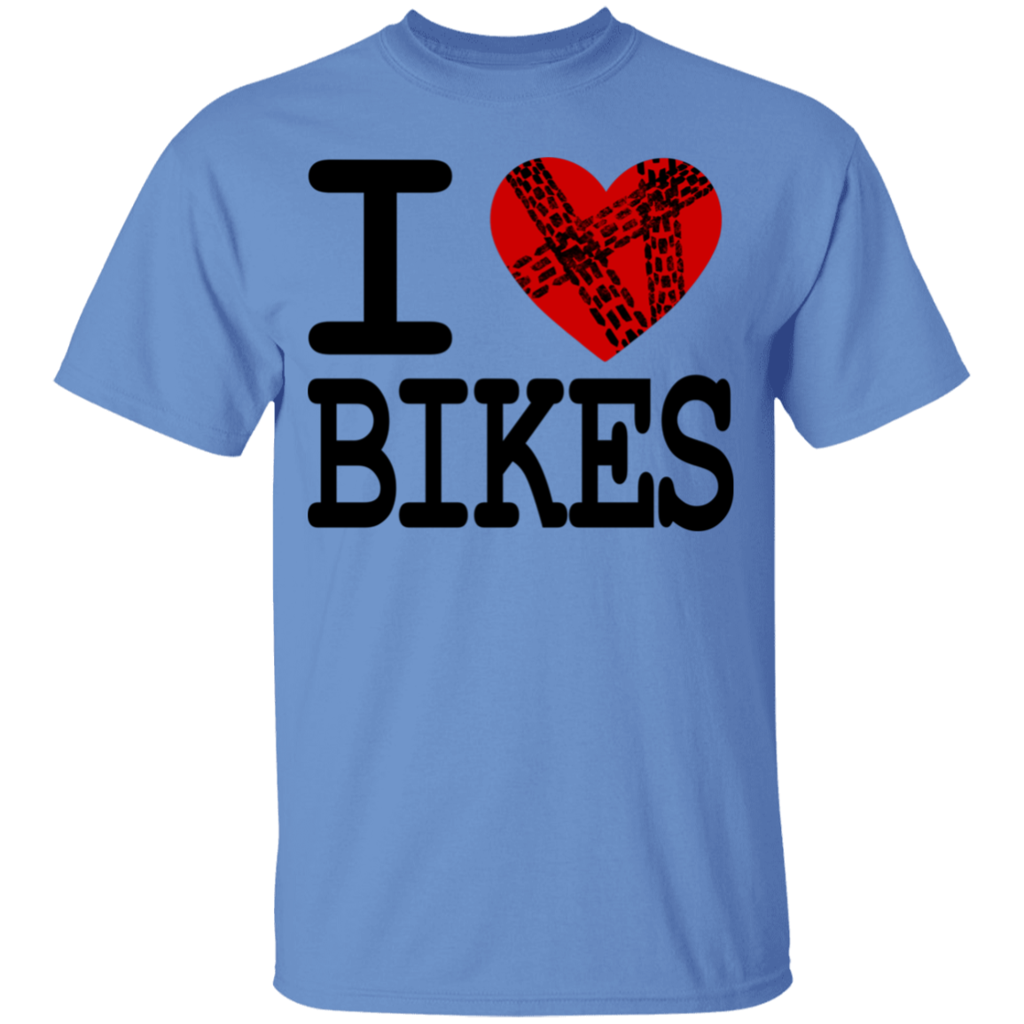 I Love Bikes Biking Youth T-Shirt