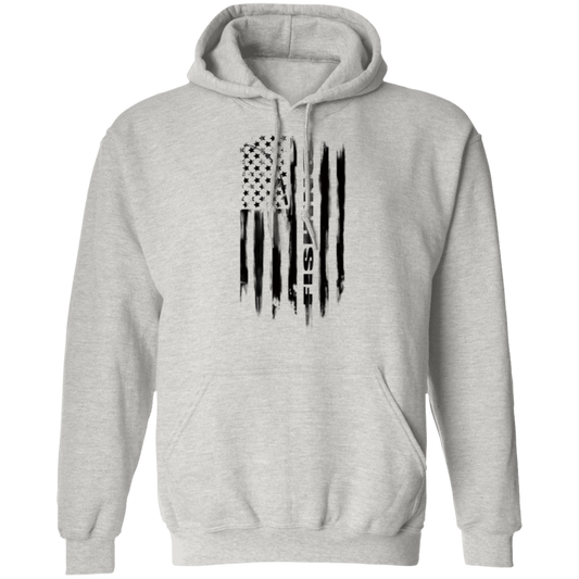 Fishing Saltwater Fresh Water Fish American Flag Pullover Hoodie