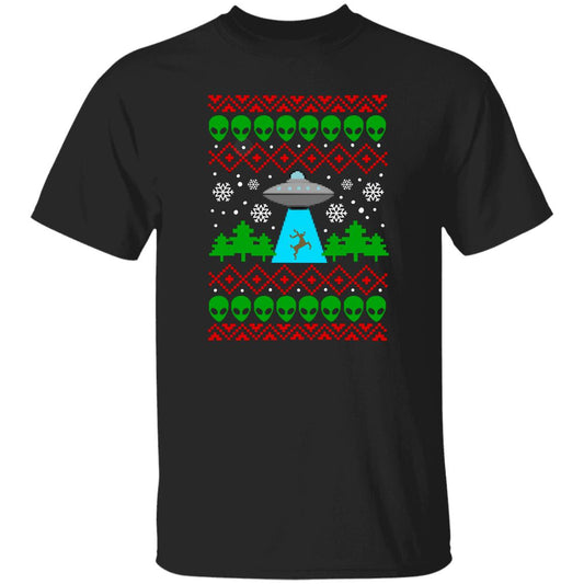 UFO Funny Christmas T-Shirt