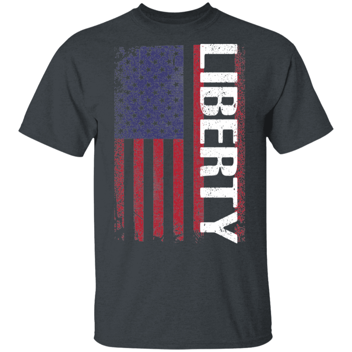 Liberty American Flag USA T-Shirt