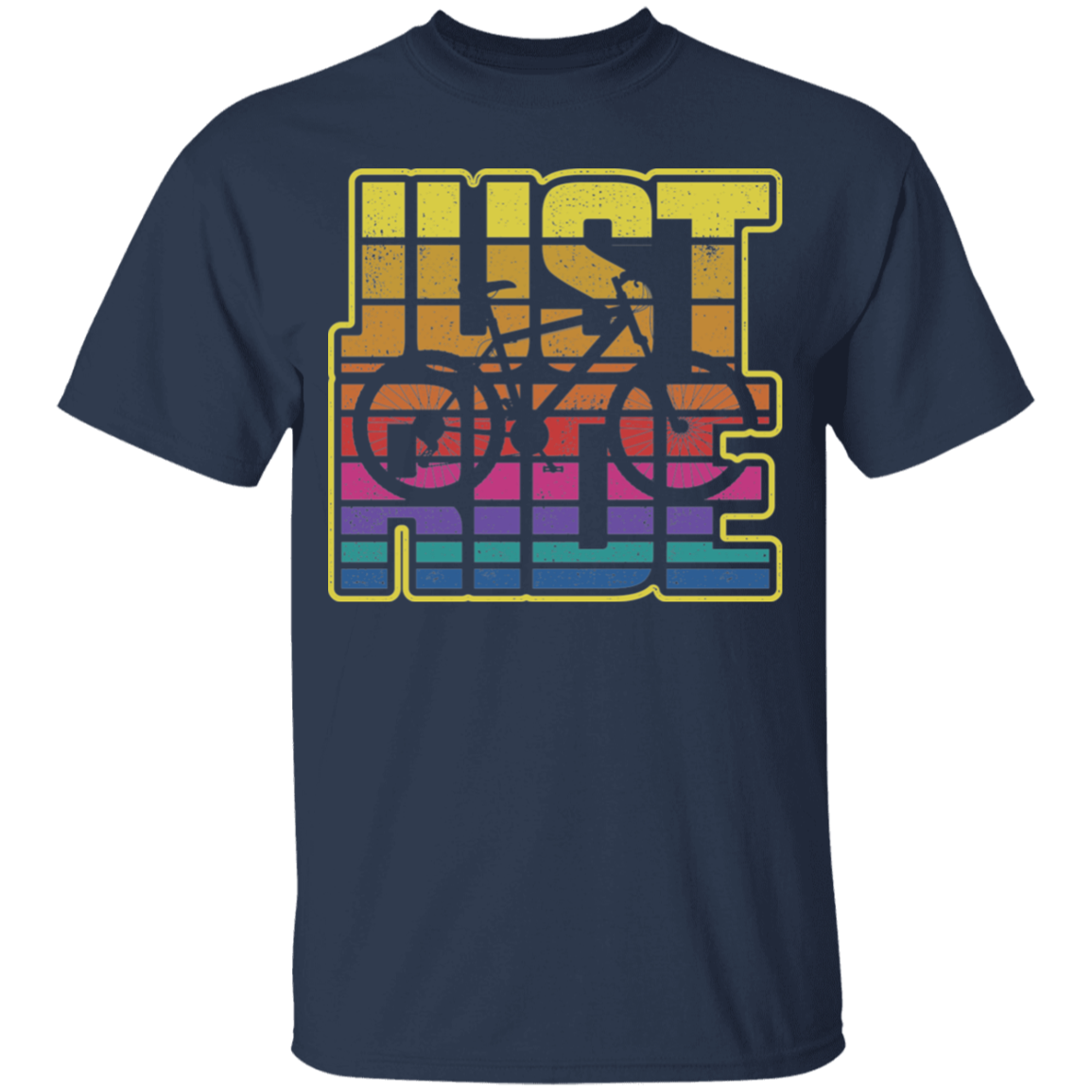 Just Ride Biking Mountain Bike Youth T-Shirt