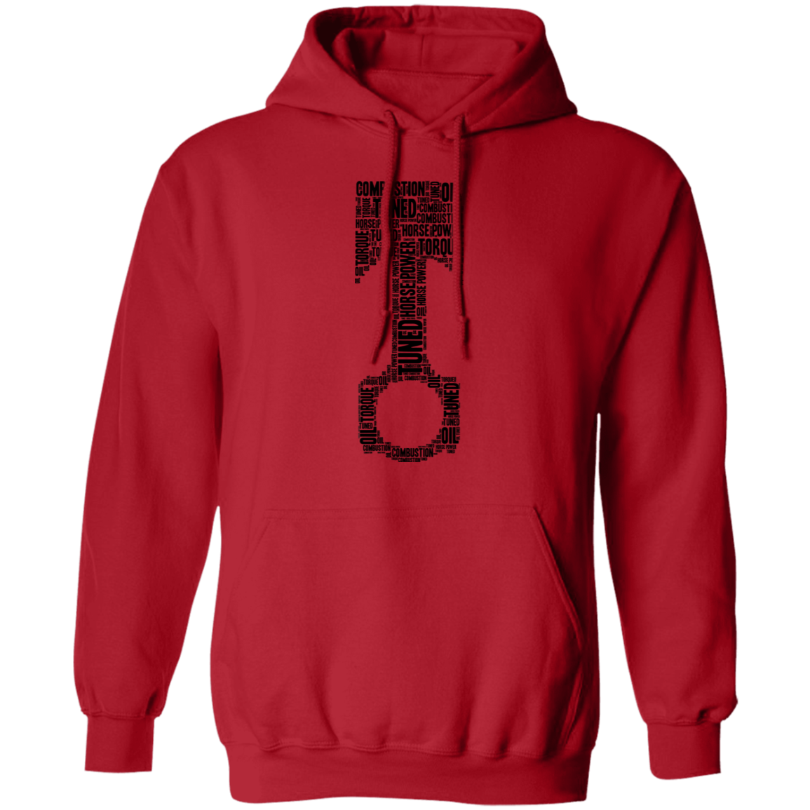 Word Piston Mechanic Automotive Pullover Hoodie