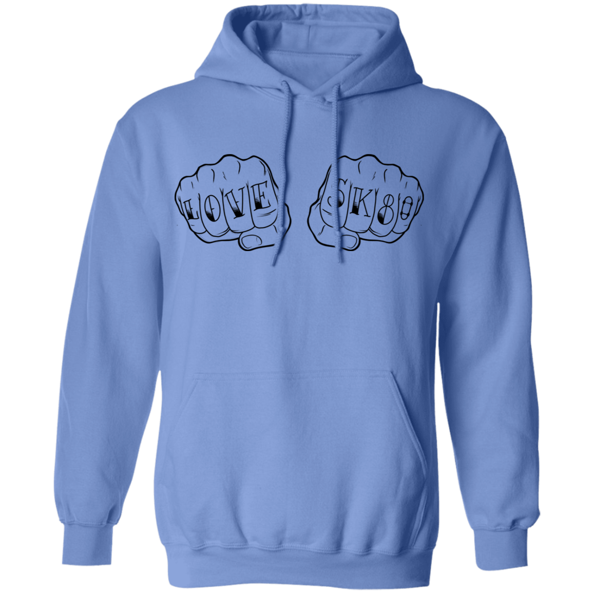 Love SK8 Skating Skateboard Pullover Hoodie