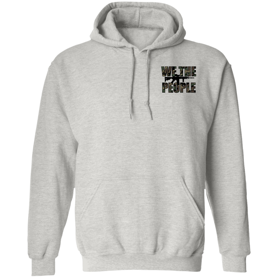 We the People Don't Tread on Me Gadsden Flag Double Sided Pullover Hoodie