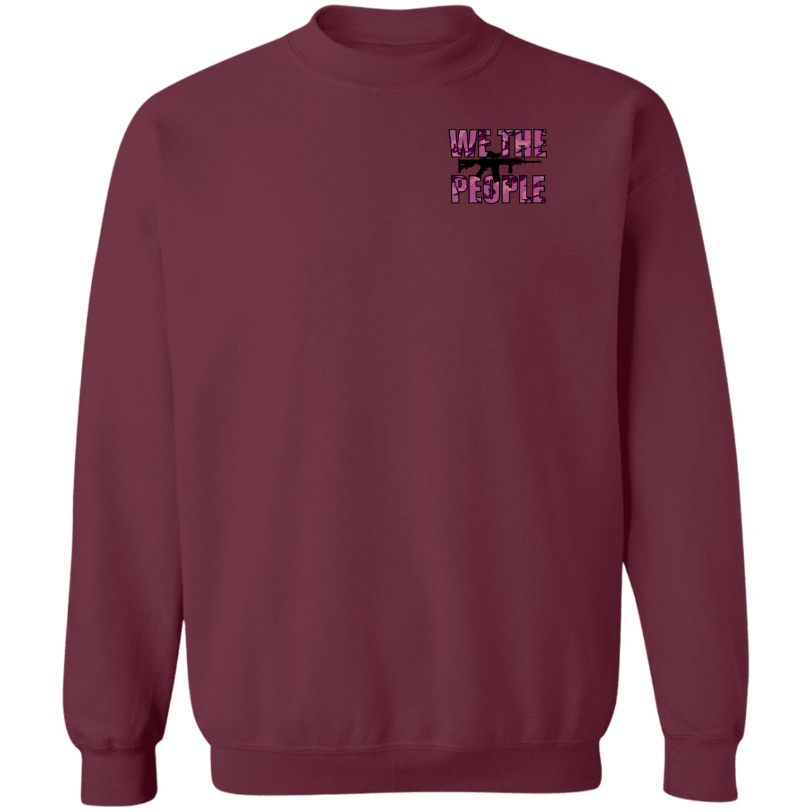 We the People United We Stand Double Sided Crewneck Sweatshirt