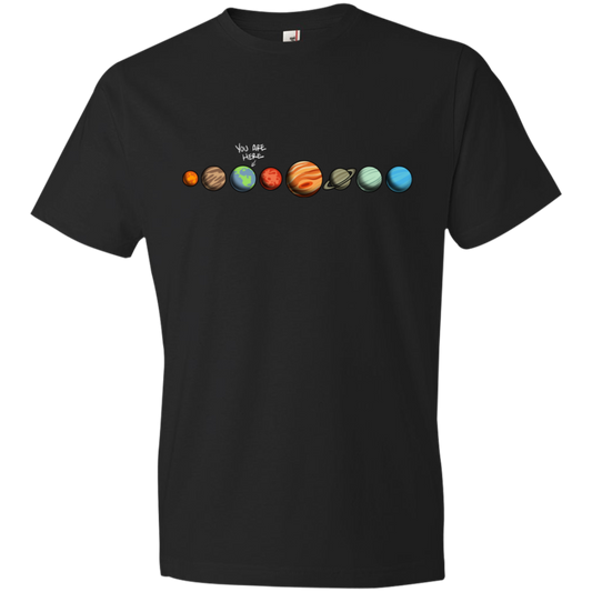 Youth Space Earth You Are Here Lightweight T-Shirt