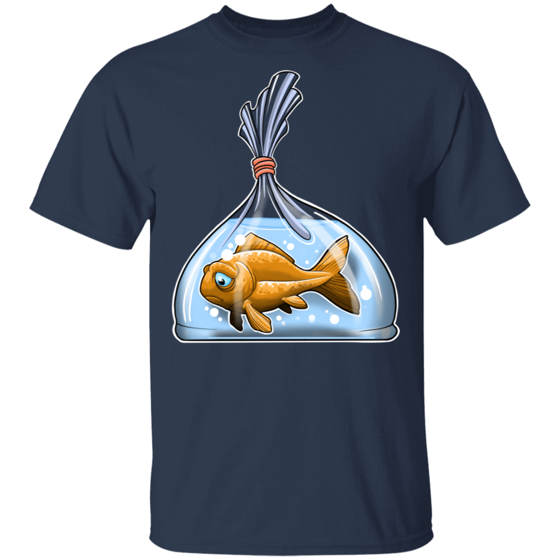 Sad Goldfish in a Bag T-Shirt