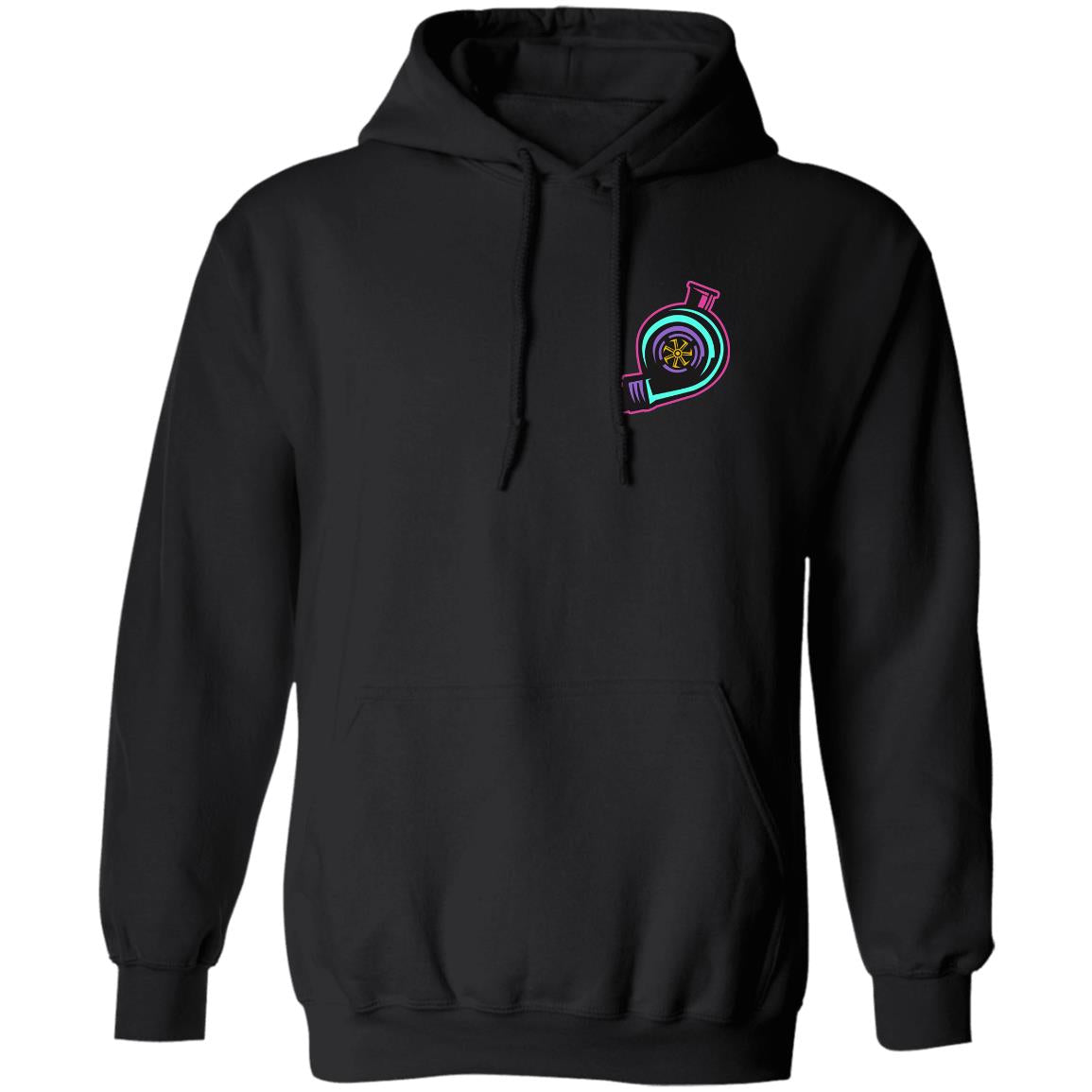 Retro 80's 90's Turbo Boosted Pullover Hoodie