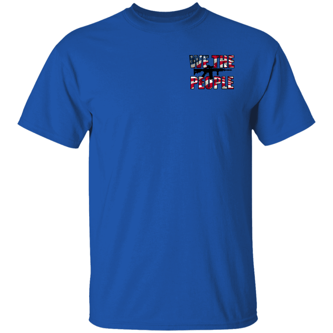 We the People American Bald Eagle 1776 Double Sided T-Shirt