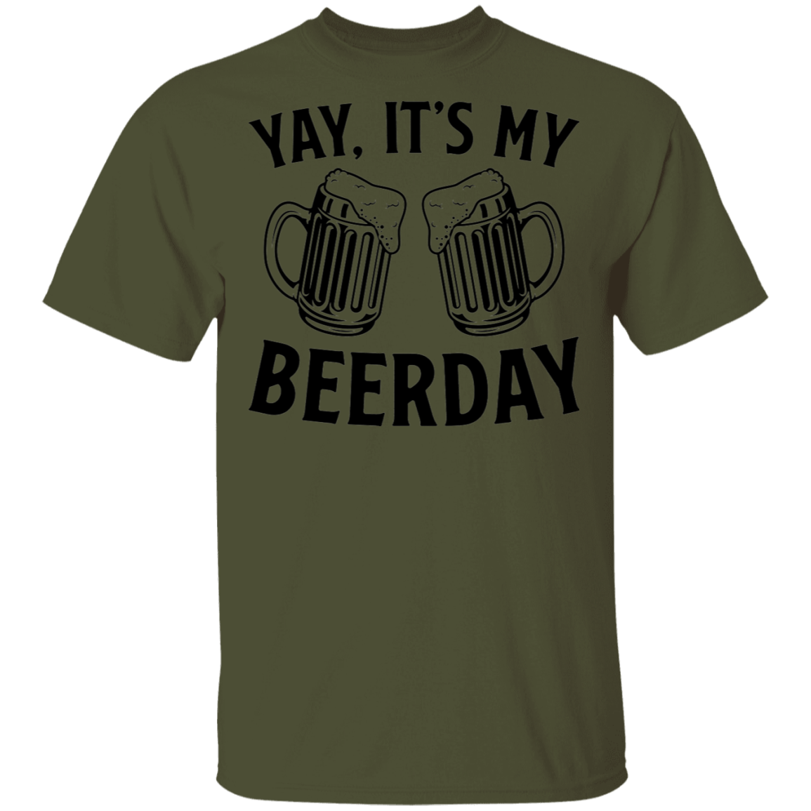 Yay, It's My Beerday Birthday T-Shirt