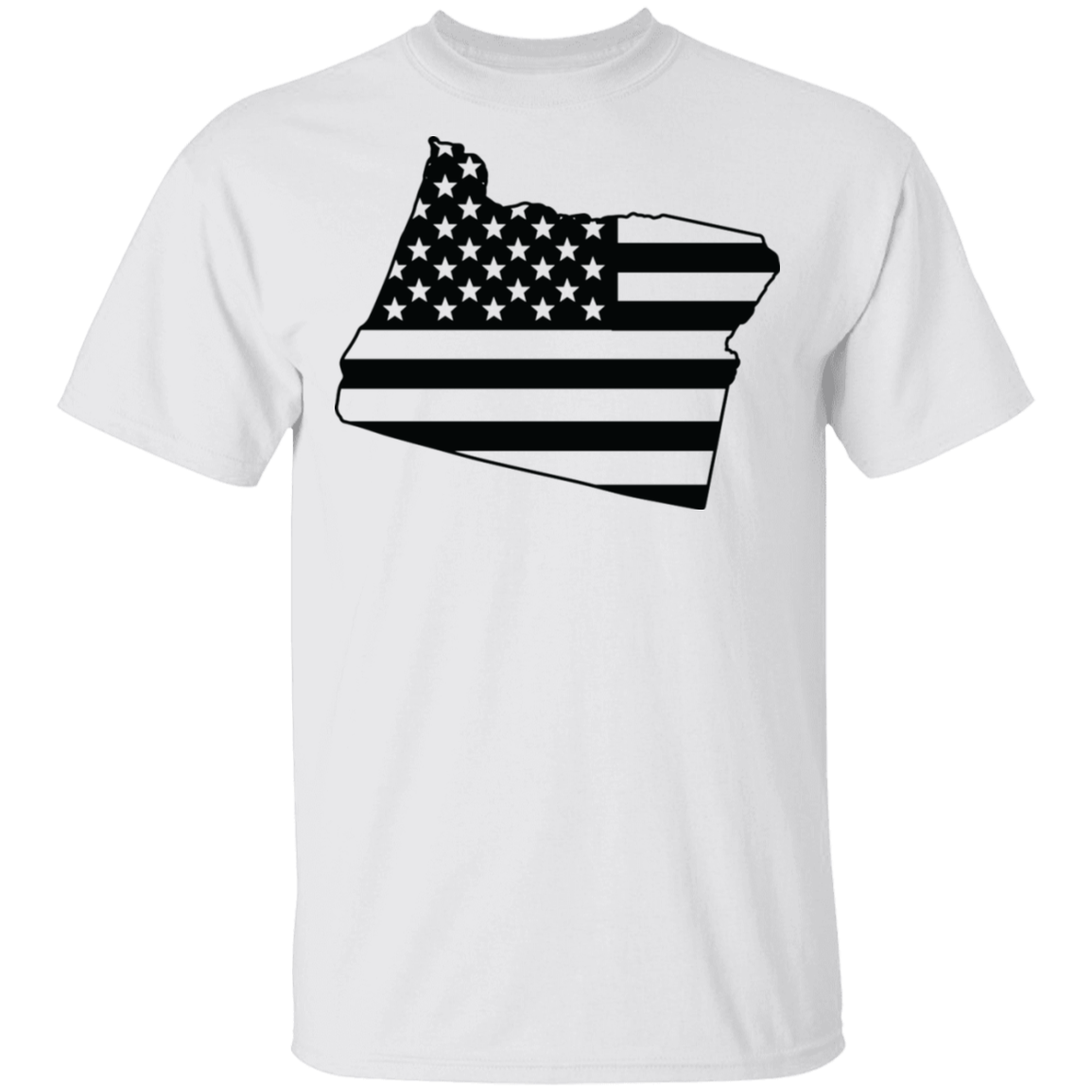Oregon State American Flag Pride T-Shirt