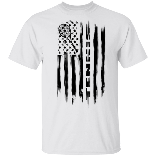 Tennis American Flag T-Shirt