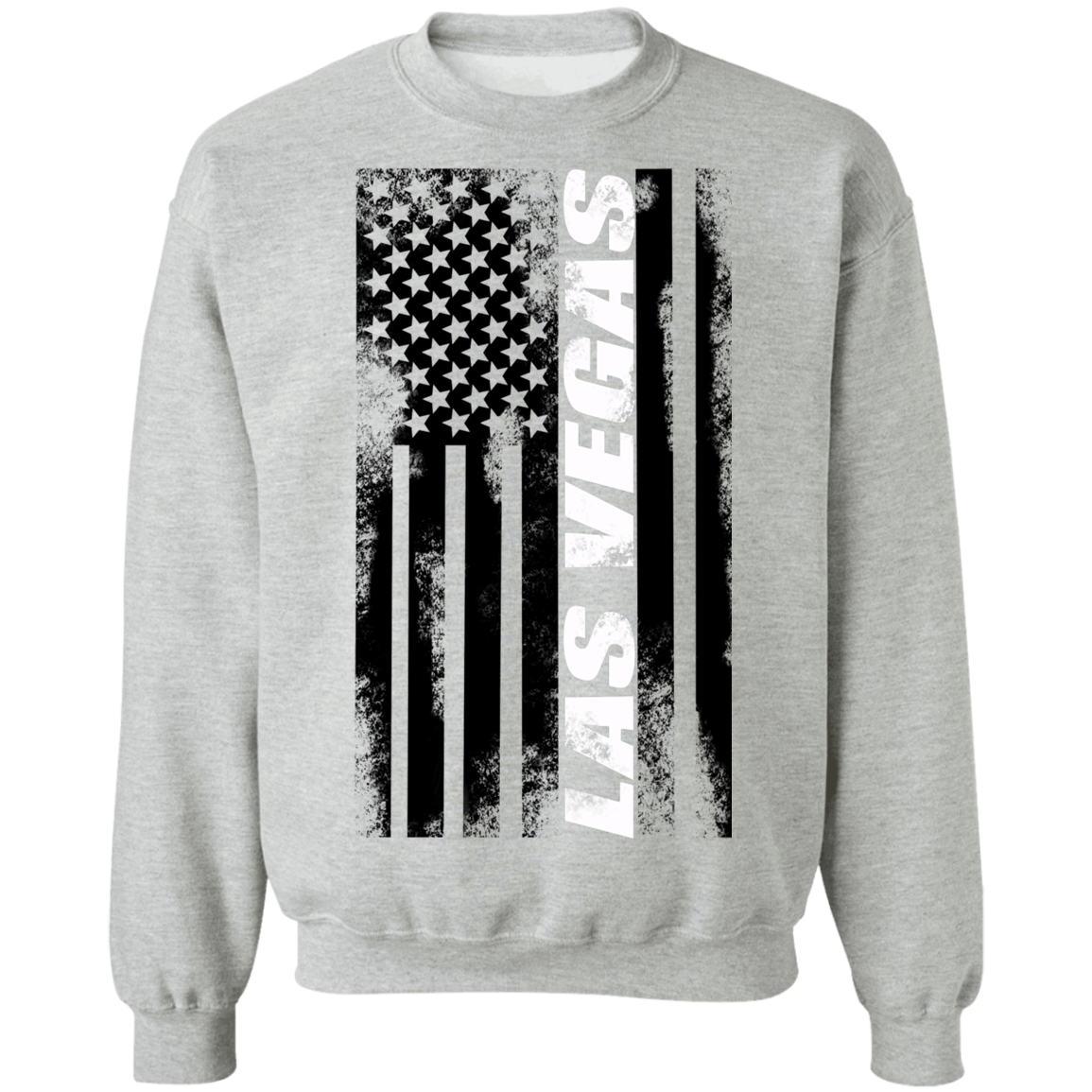 Las Vegas Nevada American Flag Crewneck Sweatshirt