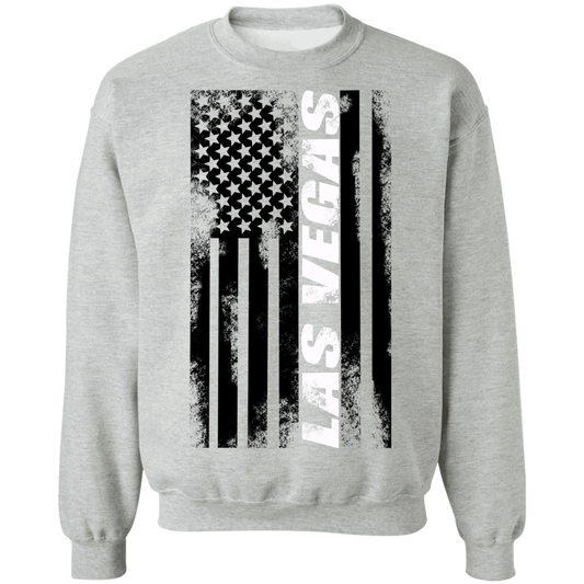 Las Vegas Nevada American Flag Crewneck Sweatshirt