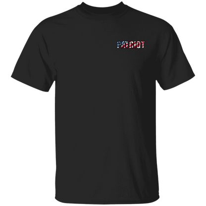 Patriot American Bald Eagle Double Sided T-Shirt