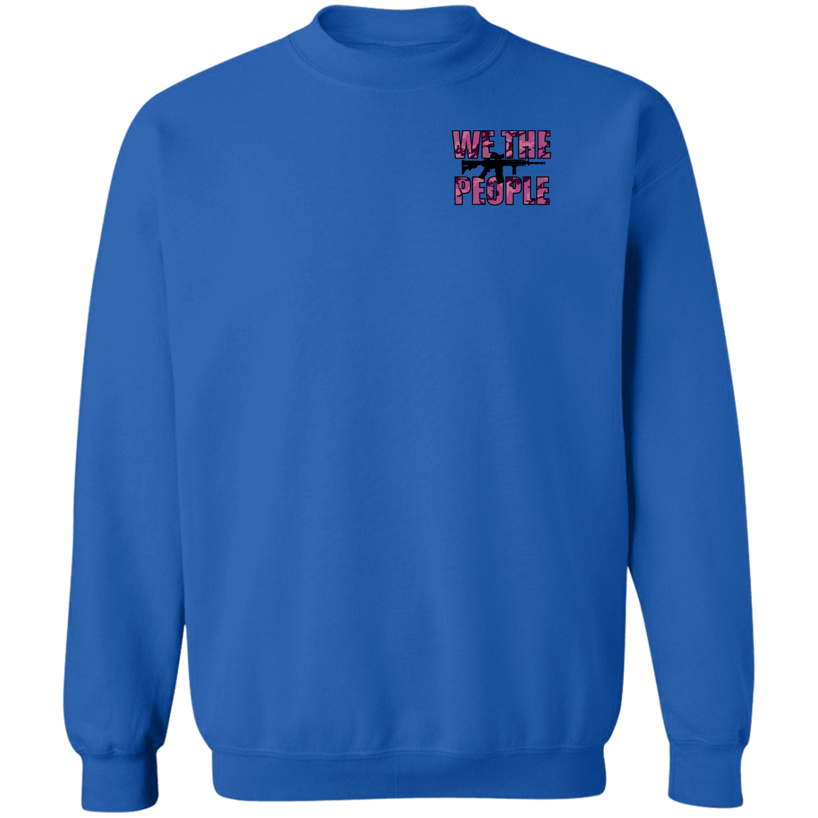 We the People United We Stand Double Sided Crewneck Sweatshirt