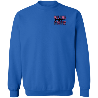 We the People United We Stand Double Sided Crewneck Sweatshirt