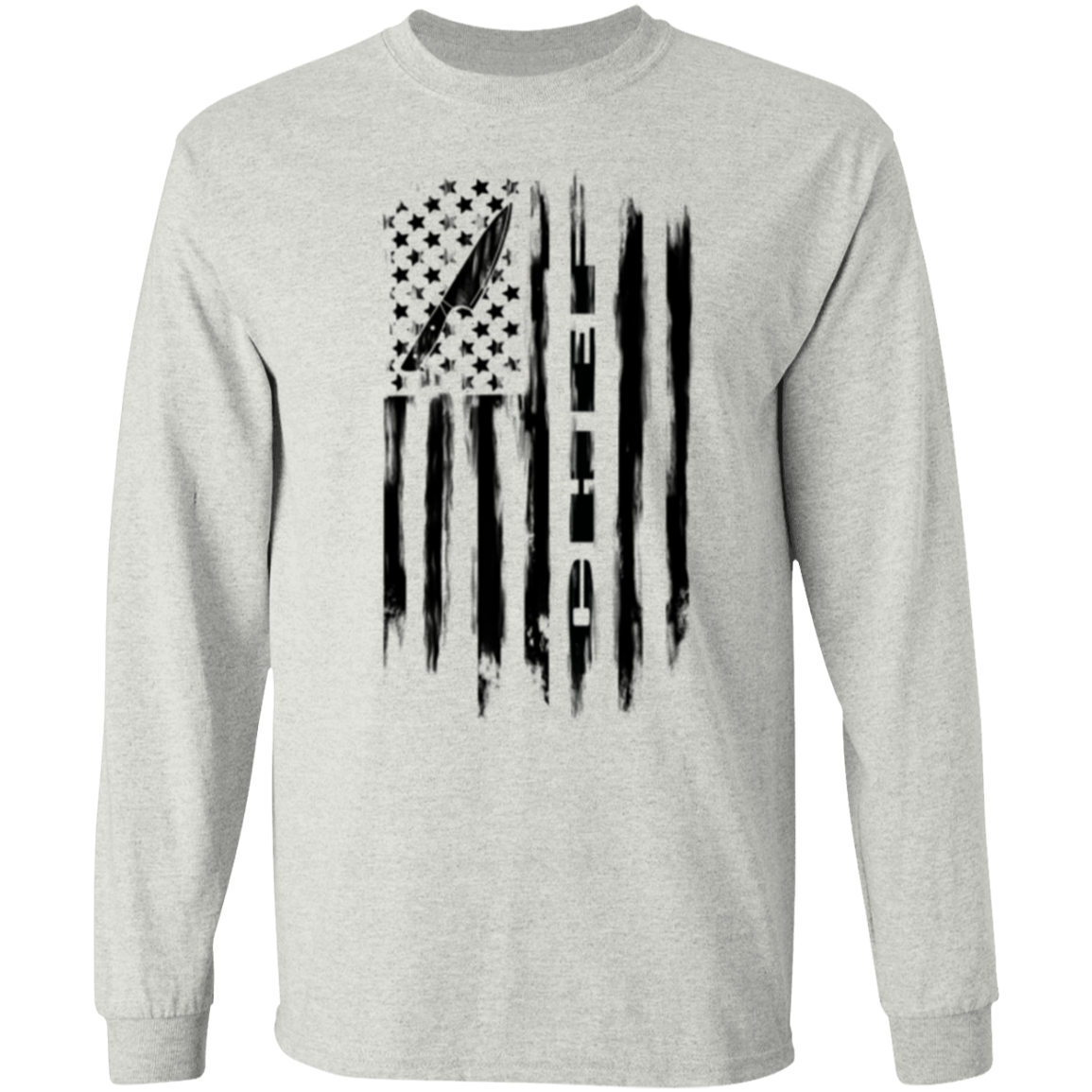 Chef Cook Culinary American Flag Long Sleeve T-Shirt