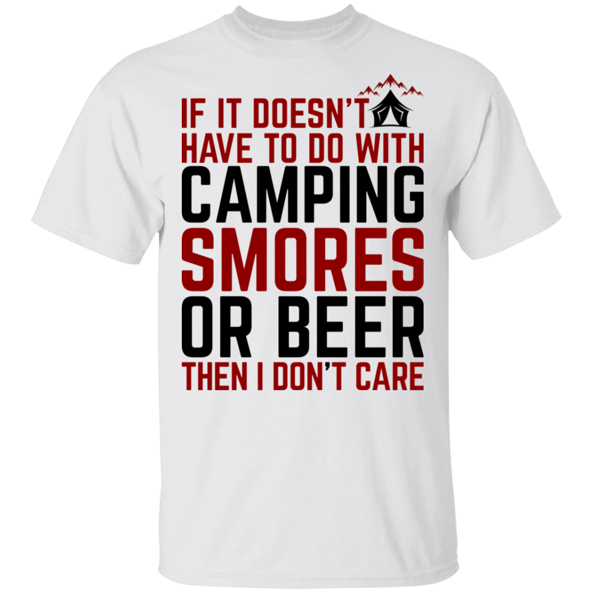 Camping Smores or Beer Funny T-Shirt