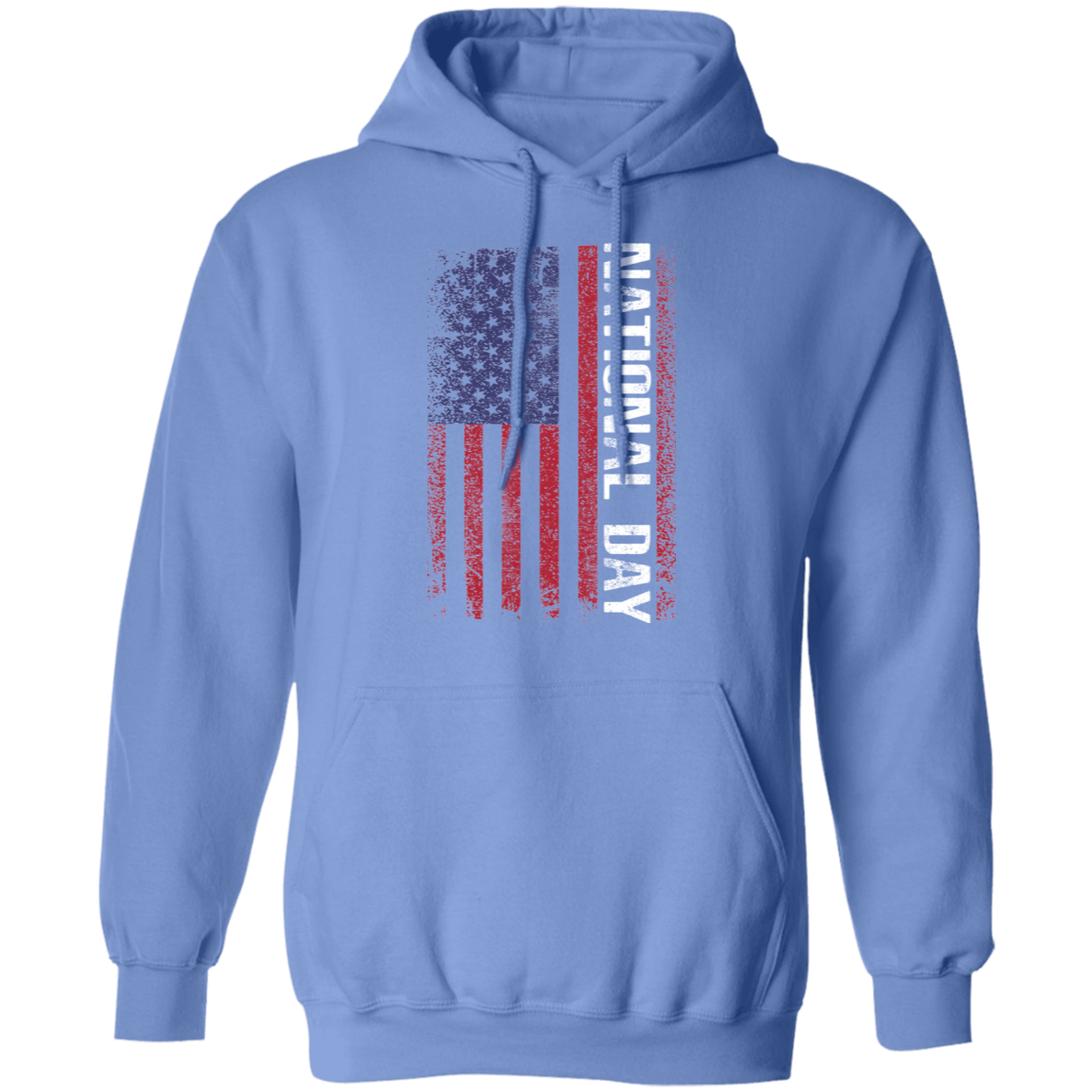 National Day American Flag Pullover Hoodie