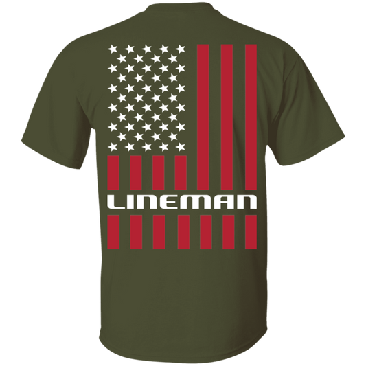 Lineman back side T-Shirt