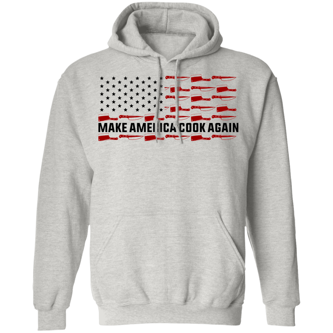 Make America Cook Again American Flag Chef Pullover Hoodie