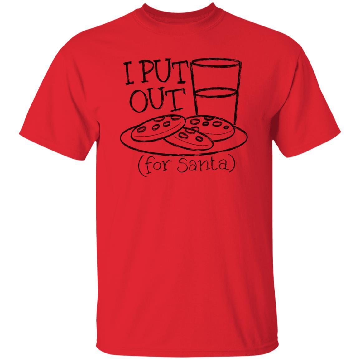 I Put Out For Santa Funny Christmas T-Shirt