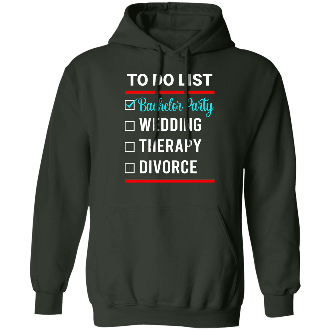 Bachelor Party Wedding Funny Hoodie