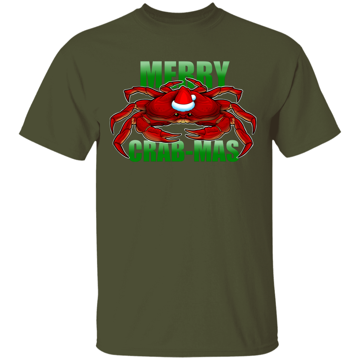 Merry Crab-Mas Saltwater Christmas T-Shirt