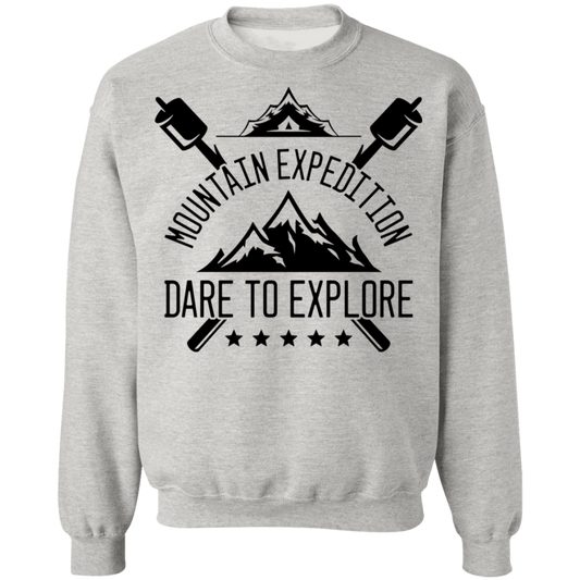 Mountain Expedition Dare to Explore Camping Crewneck Sweatshirt
