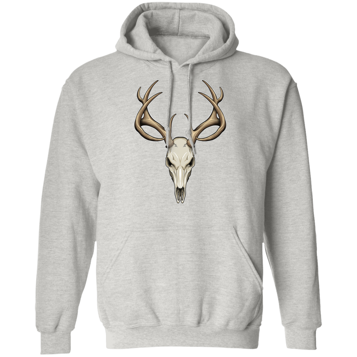 Hunting Deer Skull Pullover Hoodie