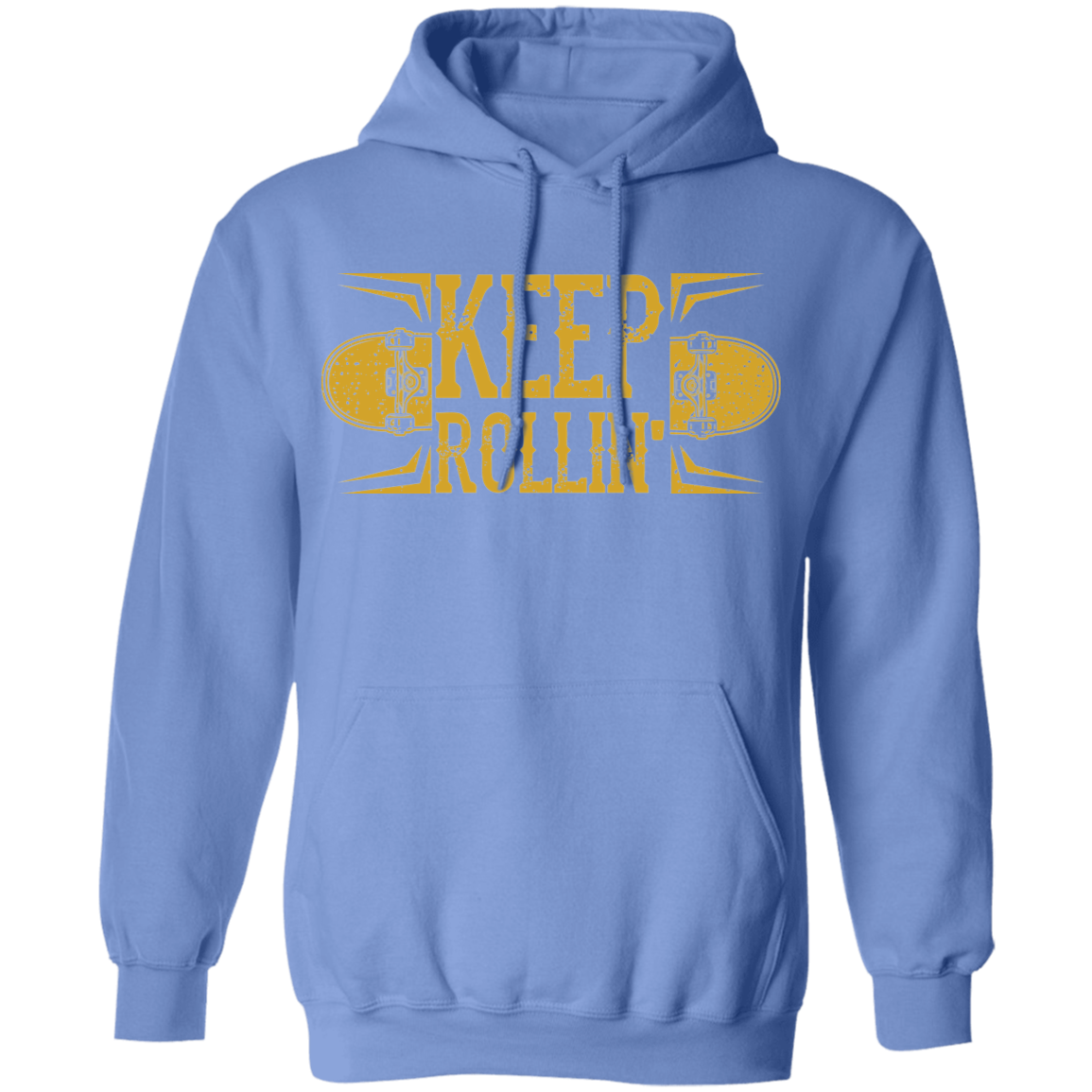 Keep Rollin' Skateboarding Skateboard Pullover Hoodie
