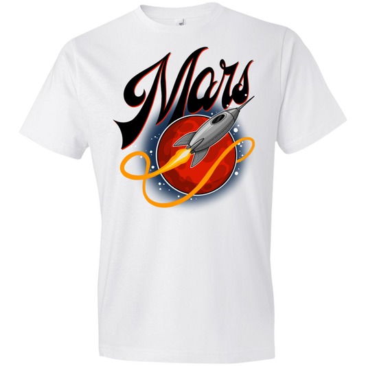Youth Space Mars Space Ship Old Style Lightweight T-Shirt