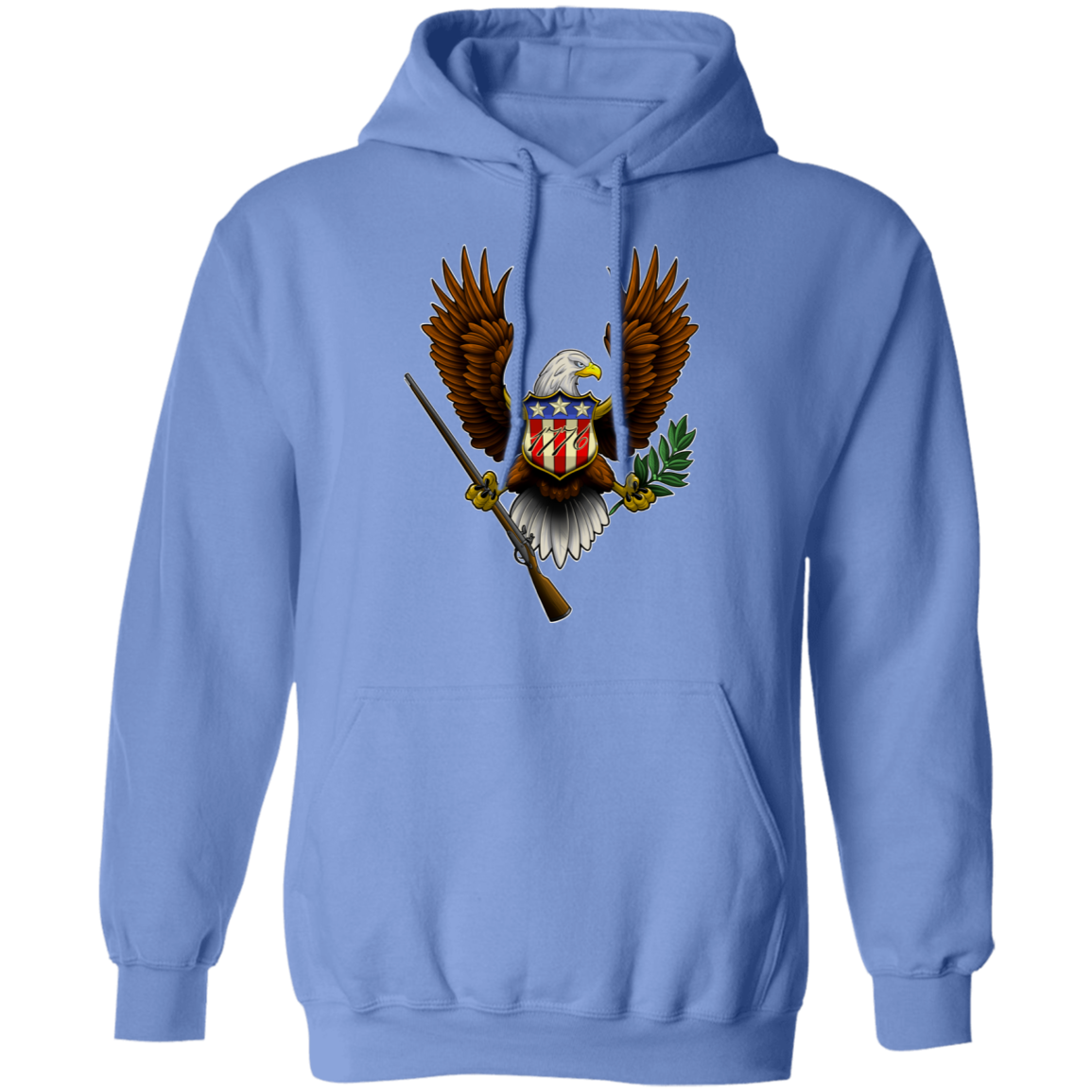 1776 American Bald Eagle Pullover Hoodie