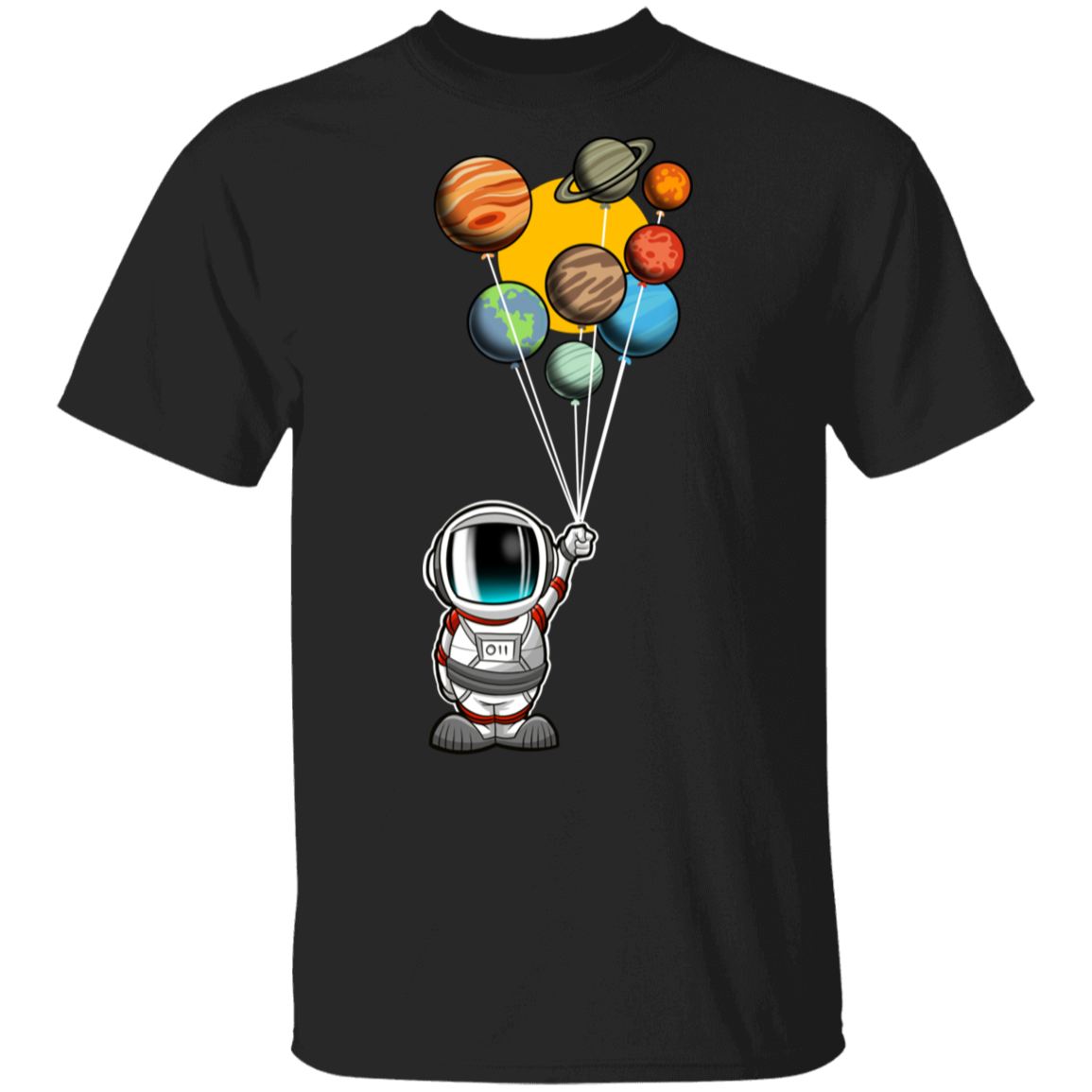 Men's Space Astronaut Balloons Party T-Shirt