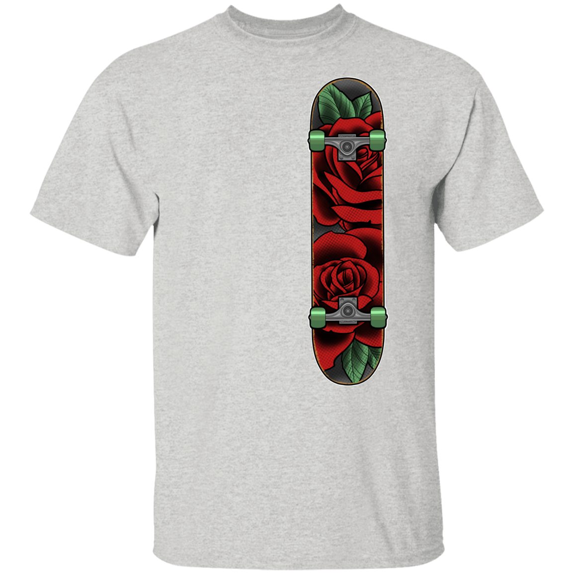 Rose Classic Skateboard Skateboarder Youth T-Shirt