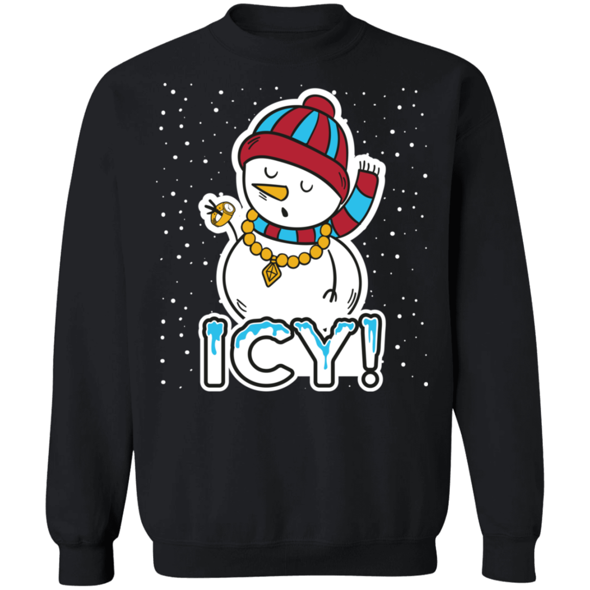 ICY! Snowman Ugly Christmas Crewneck Sweatshirt