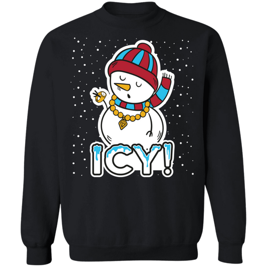 ICY! Snowman Ugly Christmas Crewneck Sweatshirt