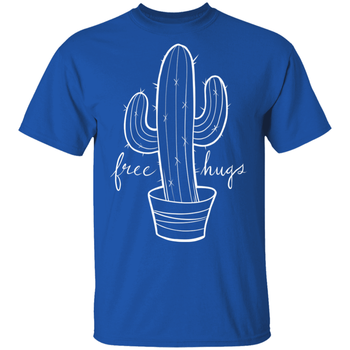 Free Hugs Cactus Funny T-Shirt