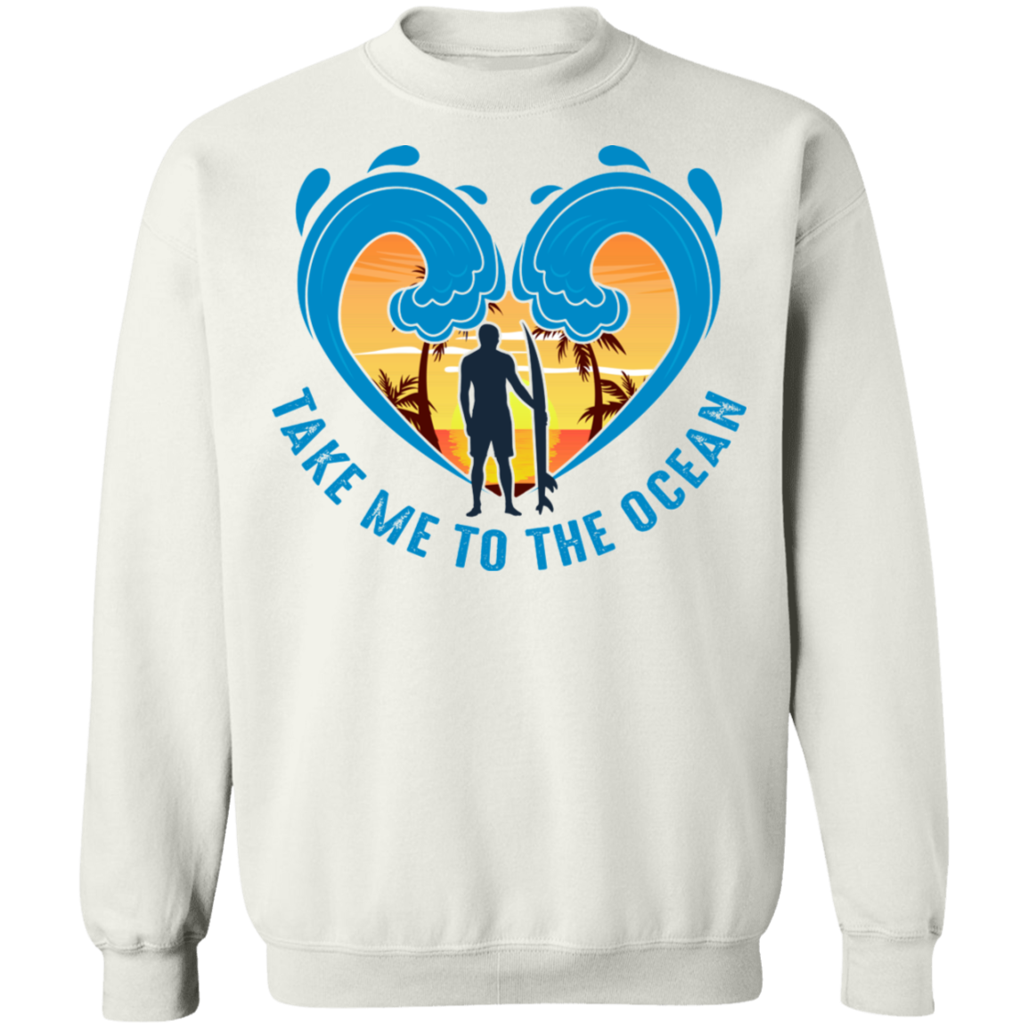 Take Me To The Ocean Crewneck Sweatshirt