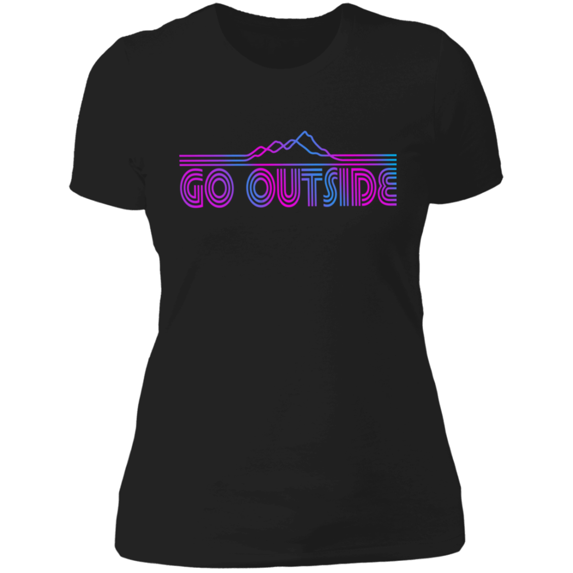 Women's Go Outside Camping Nature T-Shirt
