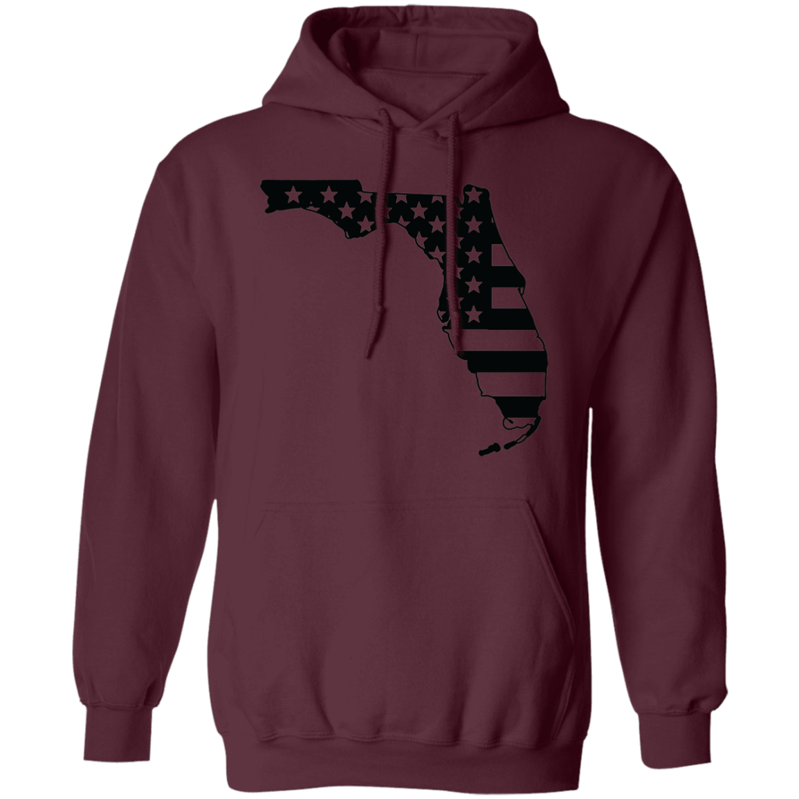 Florida FL State American Flag Pride Pullover Hoodie
